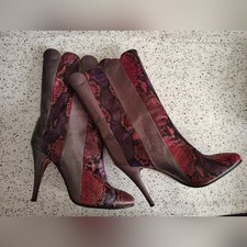 Stivali vintage Casadei viola