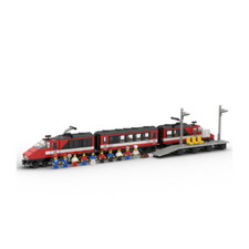 LEGO 12V Trains: Set Treno Passeggeri City Express ad Alta Velocità (7745)