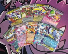 Lotto X9 Carte Pokemom Mega Ex