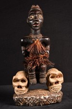 Statua Luba africana primitiva