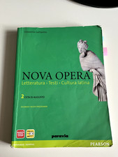 Nova Opera 2 L'età di Augusto Letteratura Testi Cultura Latina Garbarino USATO