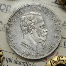 20 Centesimi 1867 Torino RARO