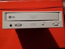 LG  DRD-8160B Drive IDE - SOLO Lettore CD perPC - Revis.to Front Avorio Vintage 
