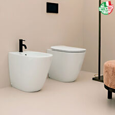 SANITARI A TERRA FILO MURO WC PAVIMENTO COPRIVASO BAGNO DESIGN AXA EVA ITALY