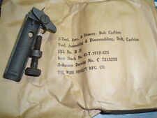 Carabina M1, assy. e disassy. utensile per bulloni, WW2 (cd 5C1)