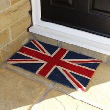 Tappetino porta ingresso Union Jack bandiera britannica cocco tappetino lattice schiena 40x70 cm