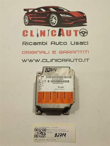 Centralina airbag per mercedes - centralina,