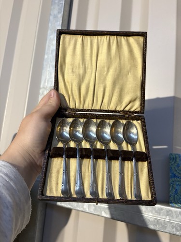 Set sei cucchiaini placcati - set, di