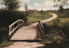 Poster rustico ponte in legno