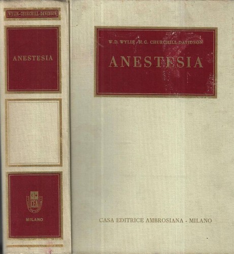 Anestesia clinica w d - anestesia, clinica.