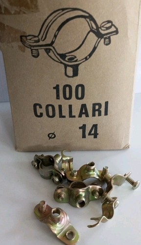 Scame collare acciaio - acciaio, zincato