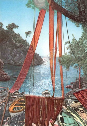 Cartolina san fruttuoso - fruttuoso, di