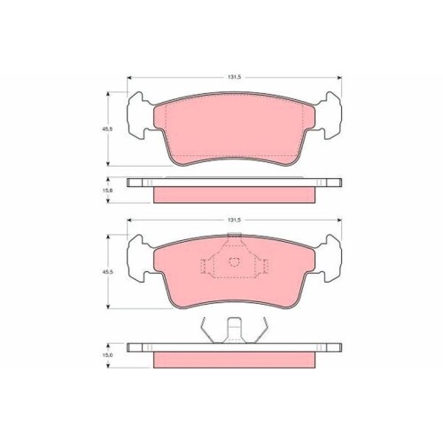 Set pastiglie freno a - freno,,