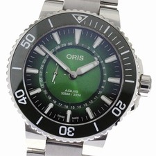 ORIS Aquis Oris Hangan Edizione Limitata 7734 Quadrante Verde Automatico Uomo_821573