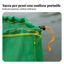 Sacca portapesci rete - in,