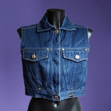 Gilet di jeans Versace