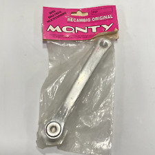 NOS Monty Trial Set pedivelle bici braccio trasmissione pignone destro BMX 160 mm nuovo