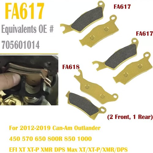 Front rear brake pads for - &,