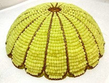 PARALUME PER LAMPADA DA TAVOLO IN PERLE DI MURANO, VINTAGE, HAND MADE, ITALY