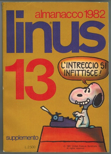 Linus almanacco 1982 schulz - almanacco,