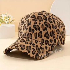 Unisex Leopard Print Baseball