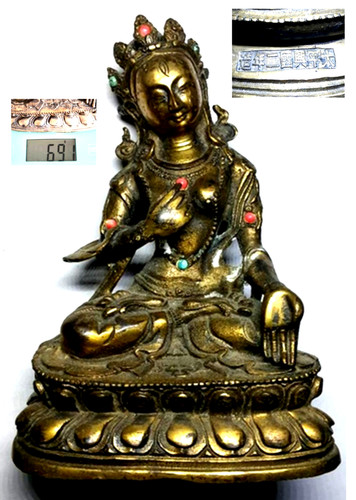 Buddha bronzo 691 g - in,