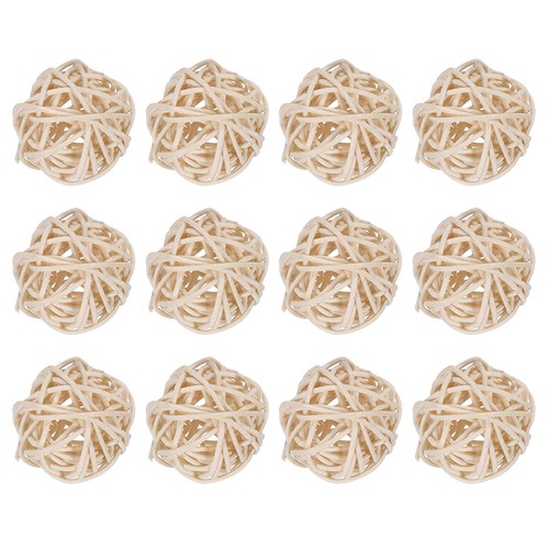 Pezzi palline vimini rattan - 20,
