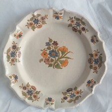 Ceramica Antica. Maiolica. Piatto. Moustier. 1770. No Montelupo,Faenza,Castelli.