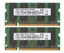 4 GB RAM (2 X 2 GB) PC2-4200S