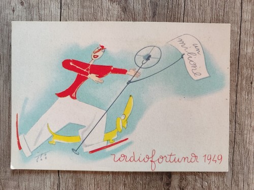 Radiofortuna 1949 cartolina - 1949,,