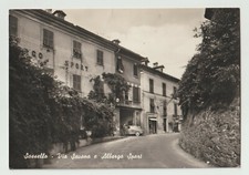 SASSELLO SAVONA CARTOLINA VIA SAVONA E ALBERGO SPORT FG VG 1961 - RAMOGNINI