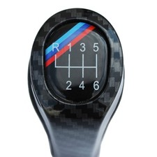 POMELLO CAMBIO BMW SERIE 1 3 E87 E82 E90 E91 E92 X1 X3 X5 X6 6 MARCE CARBON LOOK