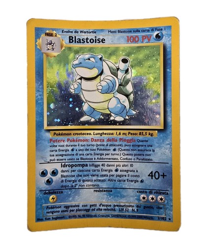 Pokémon blastoise set base - blastoise,