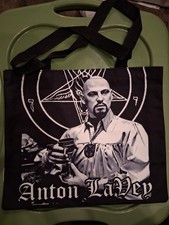 Borsa tote Anton Lavey tela di
