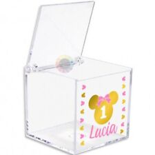 Scatole in plexiglass personalizzate a tema per compleanni, battesimo, eventi