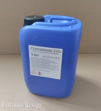 Formaldeide 24% 5lt TAN. Aldeide formica Formalina battericida USO PROFESSIONALE
