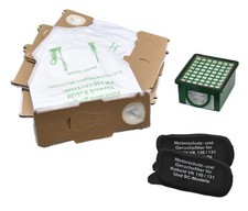 15 pezzi SET Geig Vorwerk Folletto VK 130 131 12 sacchetti non tessuti 2 odori 1 filtro fine