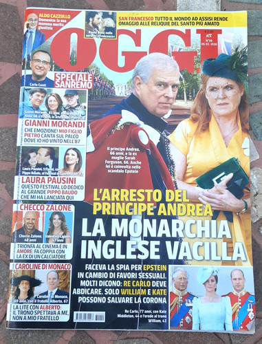 Oggi rivista mar 2026 - oggi,