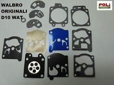 MEMBRANE WALBRO ORIGINALI KIT D10-WAT PER CARUBURATORE MOTOSEGA DECESPUGLIATORE