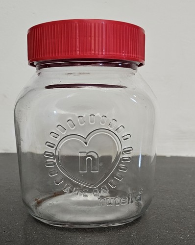 Biscottiera nutella vetro - biscottiera,