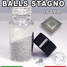 Pallini Di Stagno Solder Balls 0,60mm Palline 25000pcs SnPb Reballing BGA flux