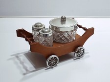 Porta sale e pepe formaggio vintage formaggiera set da tavola cucina