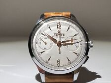 Hever Cronografo 37mm - Vintage Cassa Cromata, Movimento Landeron 48