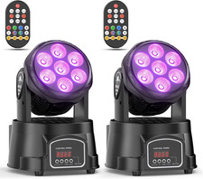 2 Unità 7X15W Teste Mobili