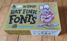 T-shirt vintage Rat Fink Fonts