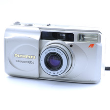 [Eccellente] Olympus Superzoom 80G 35 mm fotocamera punta e scatta...