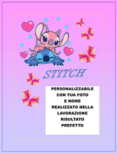 DIARIO SUOLA STITCH DATATO 2025/26 SPIRALATO CON CHIUSURA E CUSTODIA PVC