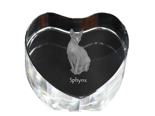 Sphynx cuore cristallo con - sphynx,