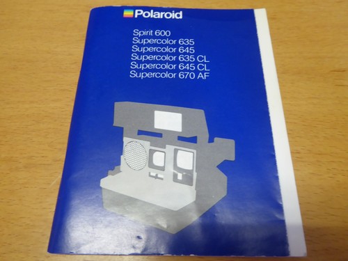 Old polaroid spirit 600 - 600, &