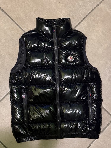 Moncler gilet uomo nero nylon